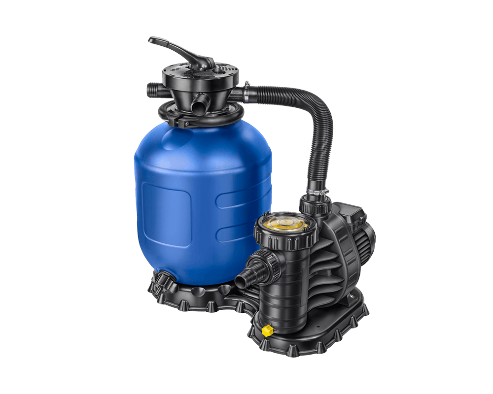 Pool Sandfilteranlage Aris | Ø 400 mm | 6-Wege-Ventil | Aqua Plus 6