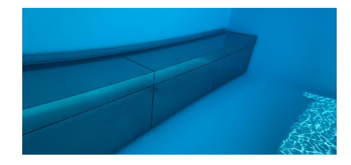 BAC Unterwasserverkleidung PVC-PROFILE GRAU - 7,50 x 3,50 Meter