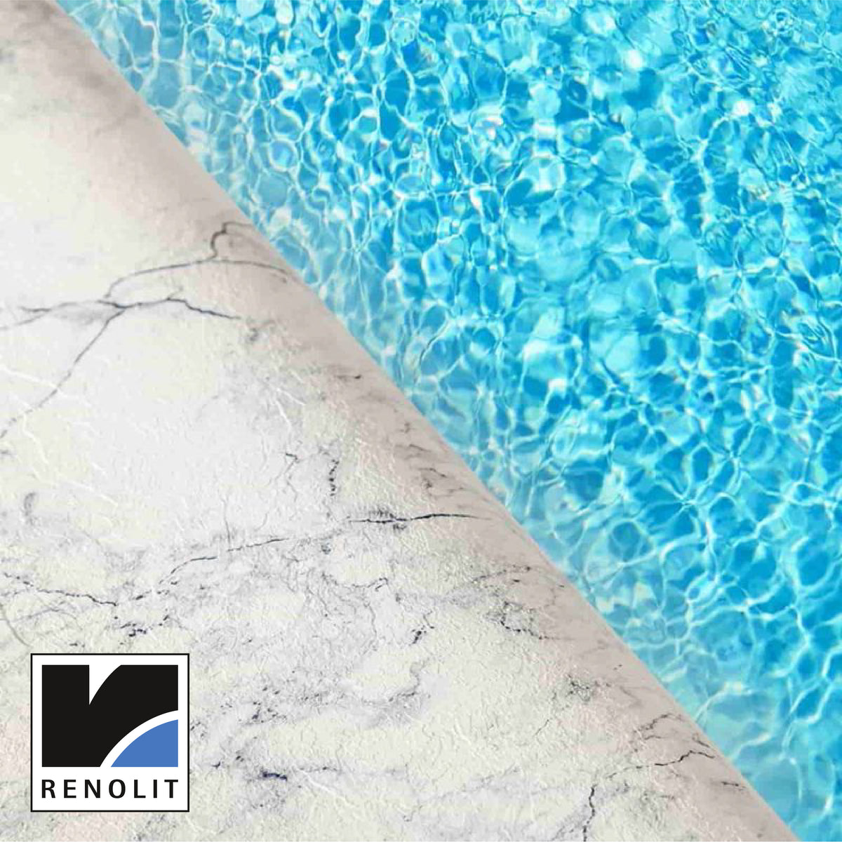 RENOLIT ALKORPLAN TOUCH Poolfolie | 25 x 1,65 m Rolle (41,25 m²)