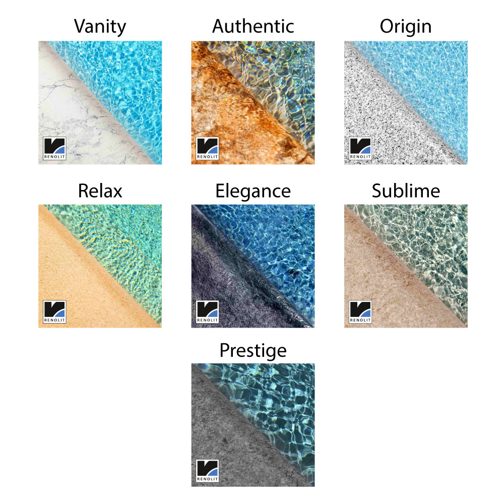 Musterheft Renolit Alkorplan TOUCH Poolfolie