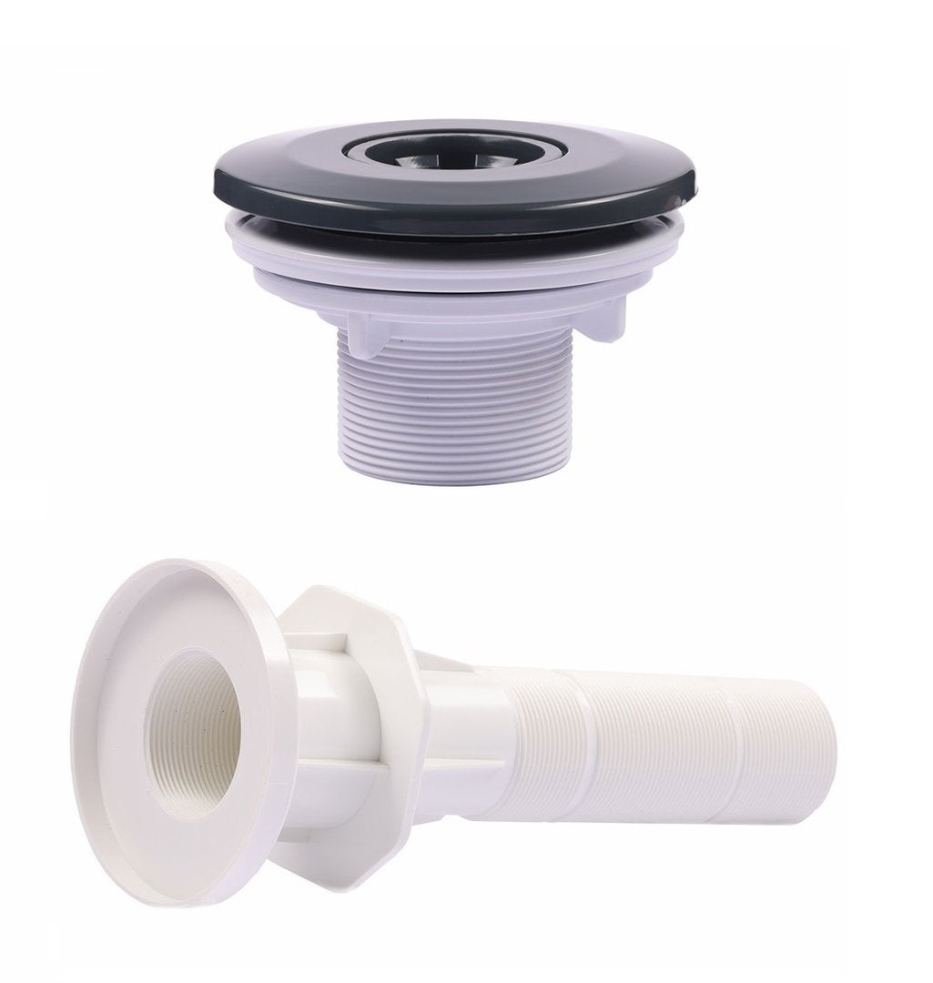 Pool Einlaufdüse + Wanddurchführung Set mit Multiflow-System | 300 mm