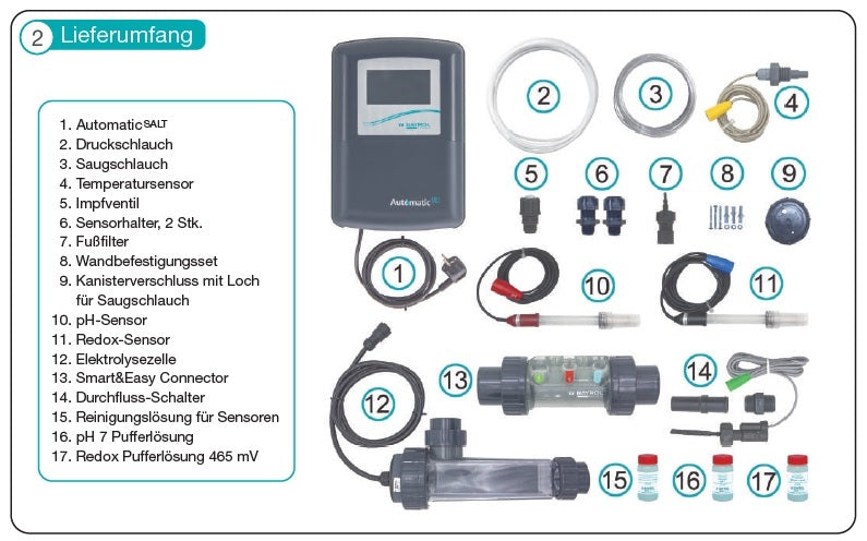 Bayrol Automatic SALT AS5 | Pool Salzelektrolyse | pH- und Redox Regelung | WIFI