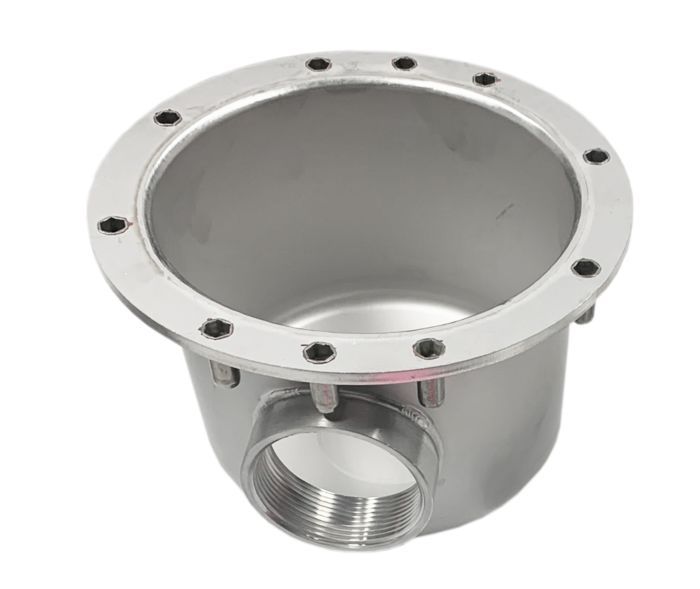 Behncke Bodenablauf Typ 190 seitlich inkl. Flansch und Blende