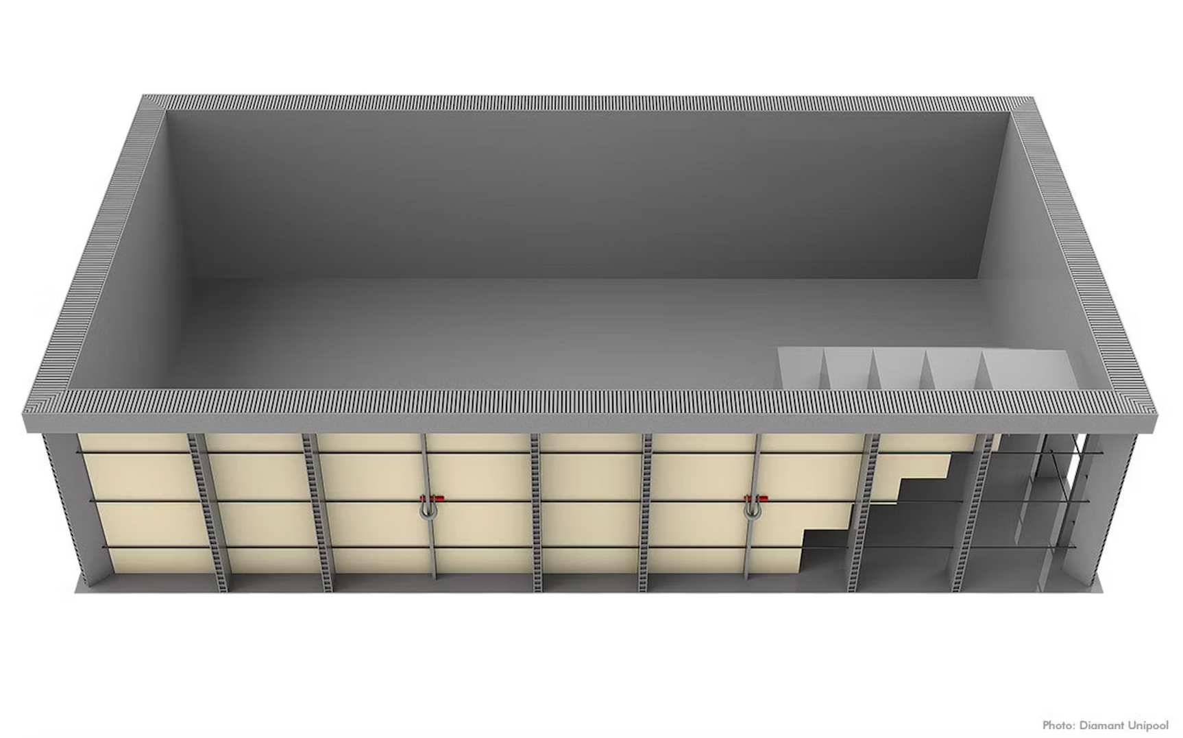 PP LINE Polypropylen Pool | Überlaufbecken