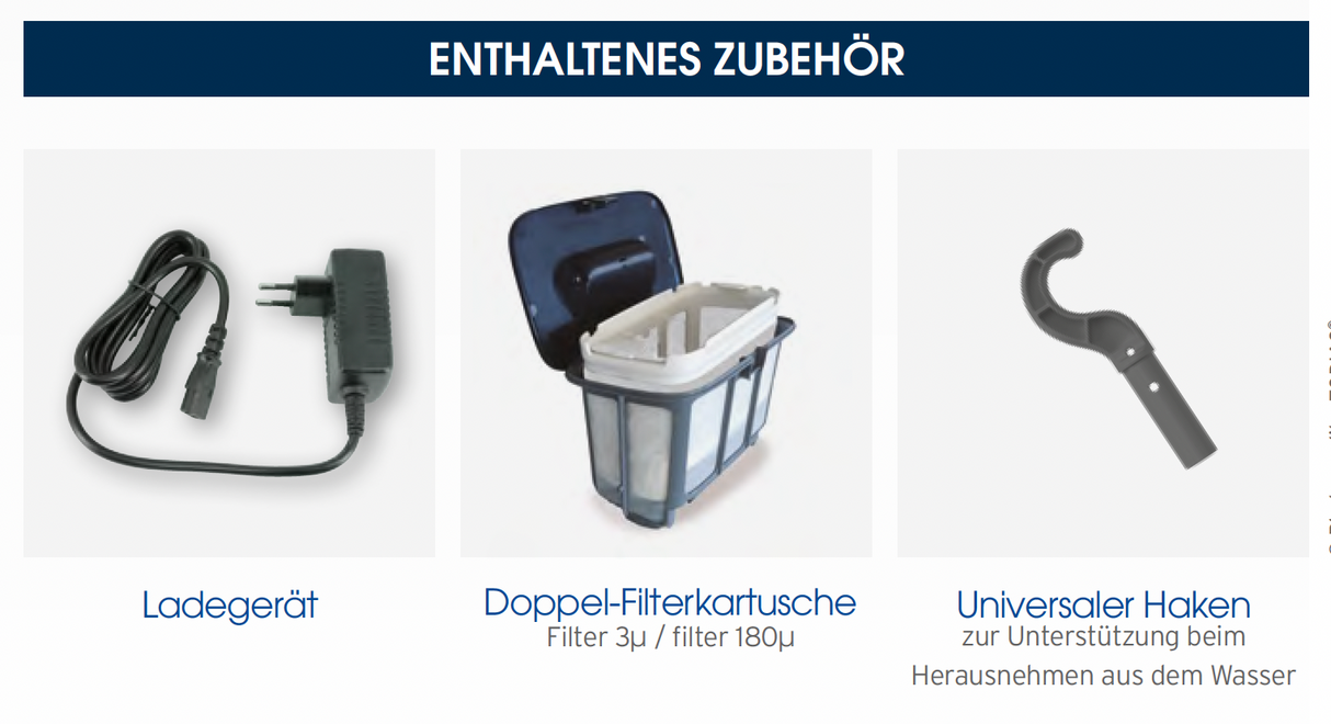 Zodiac Poolroboter Freedom Lite | Kabelloser akkubetriebener Poolreiniger