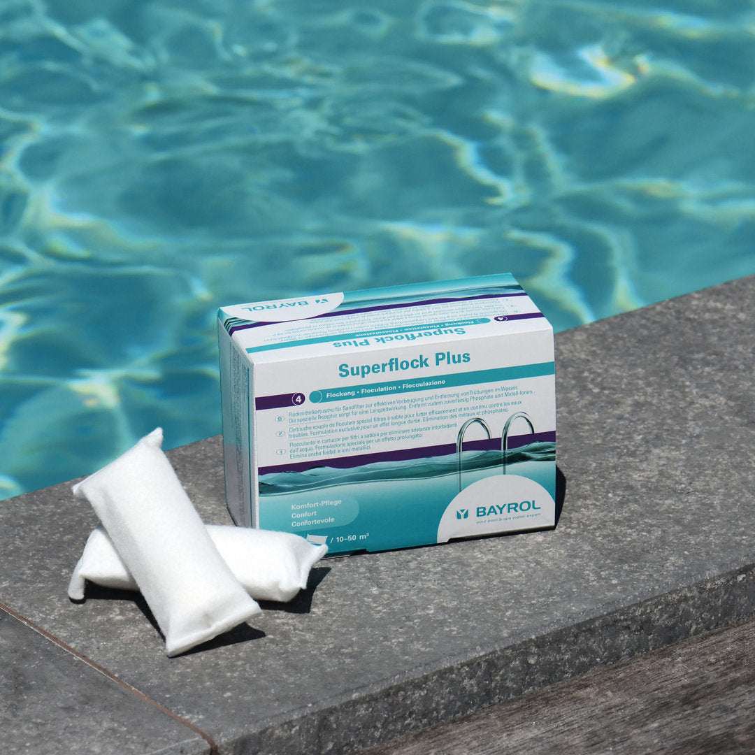 BAYROL Superflock Plus 1 kg 8 Kartuschen/125 g