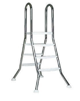 Hochbeckenleiter Edelstahl | Holmausladung 375 mm