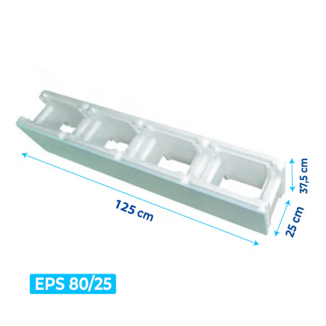 Pool Styroporstein EPS80/25