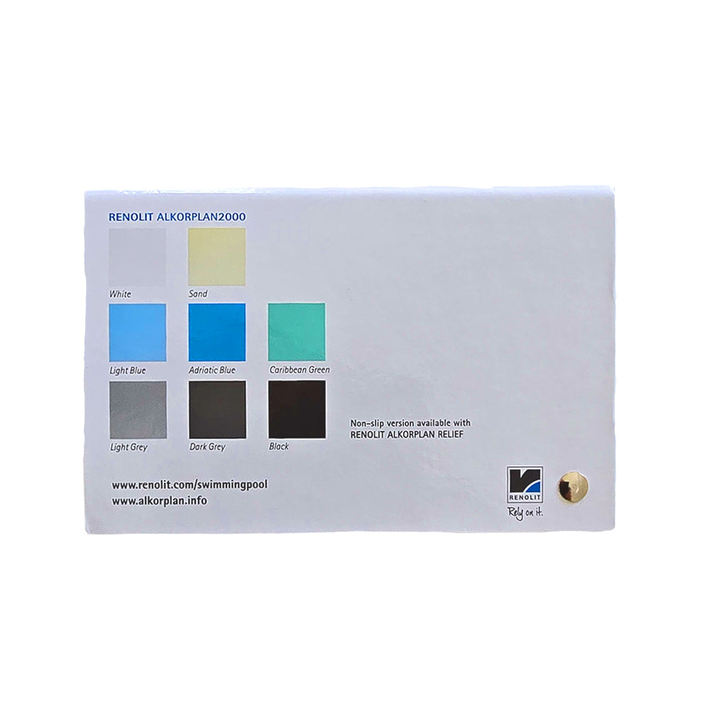 Musterheft Renolit Alkorplan 2000 Poolfolie
