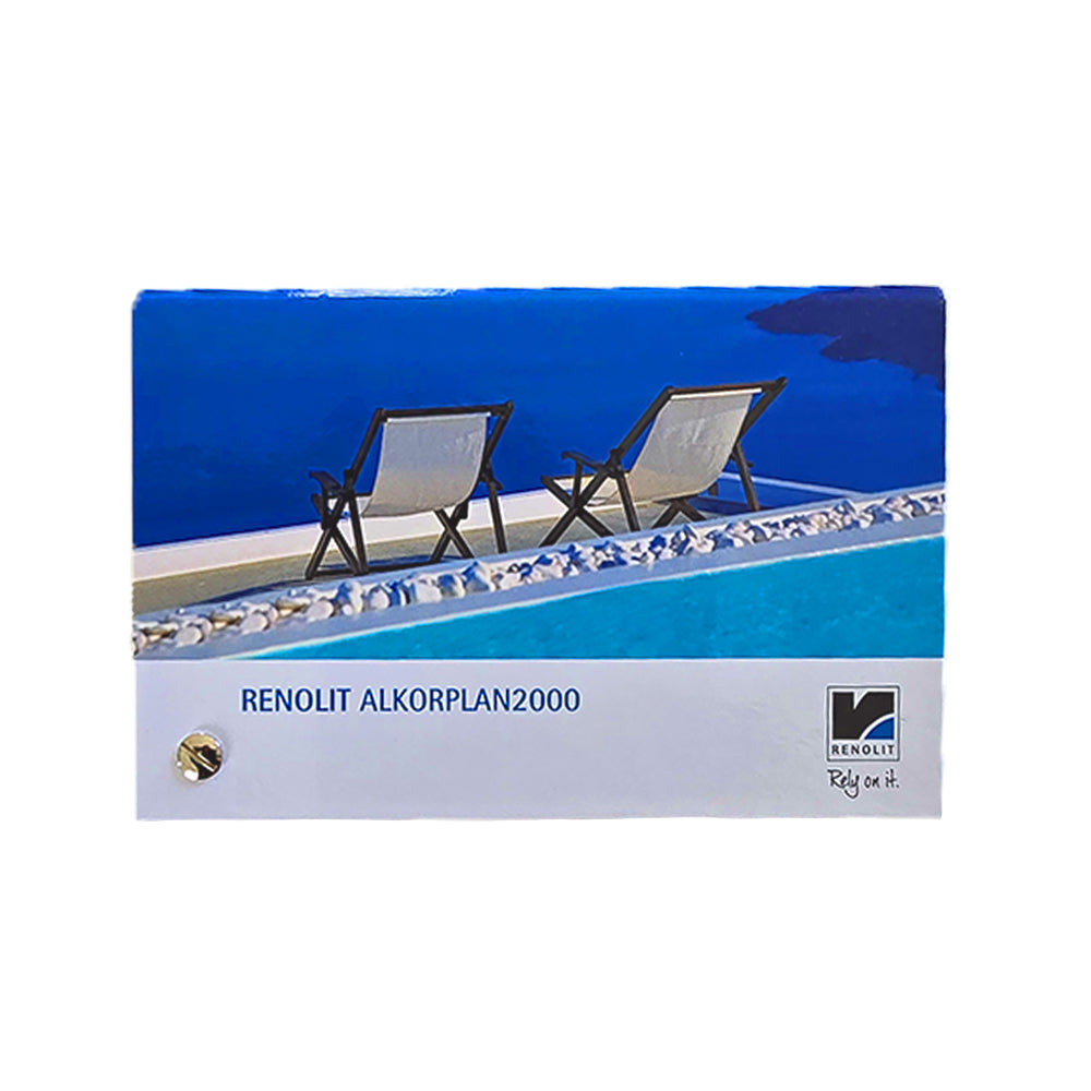 Musterheft Renolit Alkorplan 2000 Poolfolie