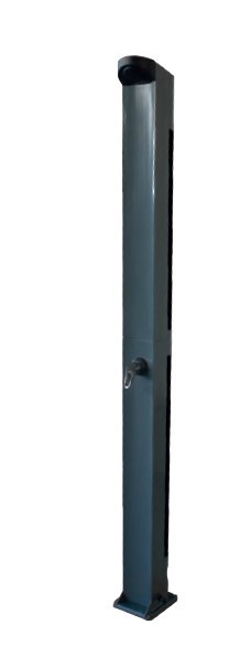 Solardusche Helios mit flexiblem Tank