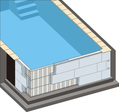 Animation - Poolsteine an Poolbecken