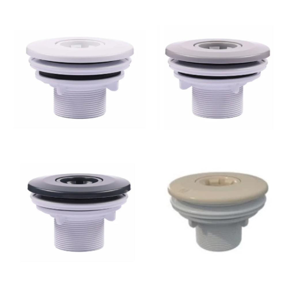 Pool Einlaufdüse + Wanddurchführung Set mit Multiflow-System | 300 mm