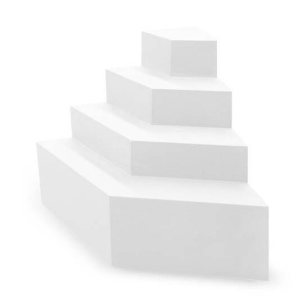 Pool Ecktreppe SMARAGD | 118 x 118 cm | 1,5 Meter Beckentiefe