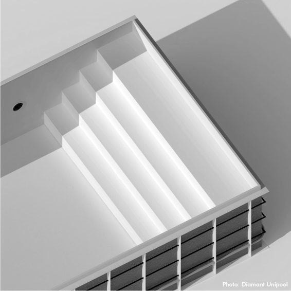 PPline Treppe über die ganze Breite