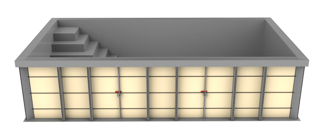 PP LINE Polypropylen Pool | Überlaufbecken
