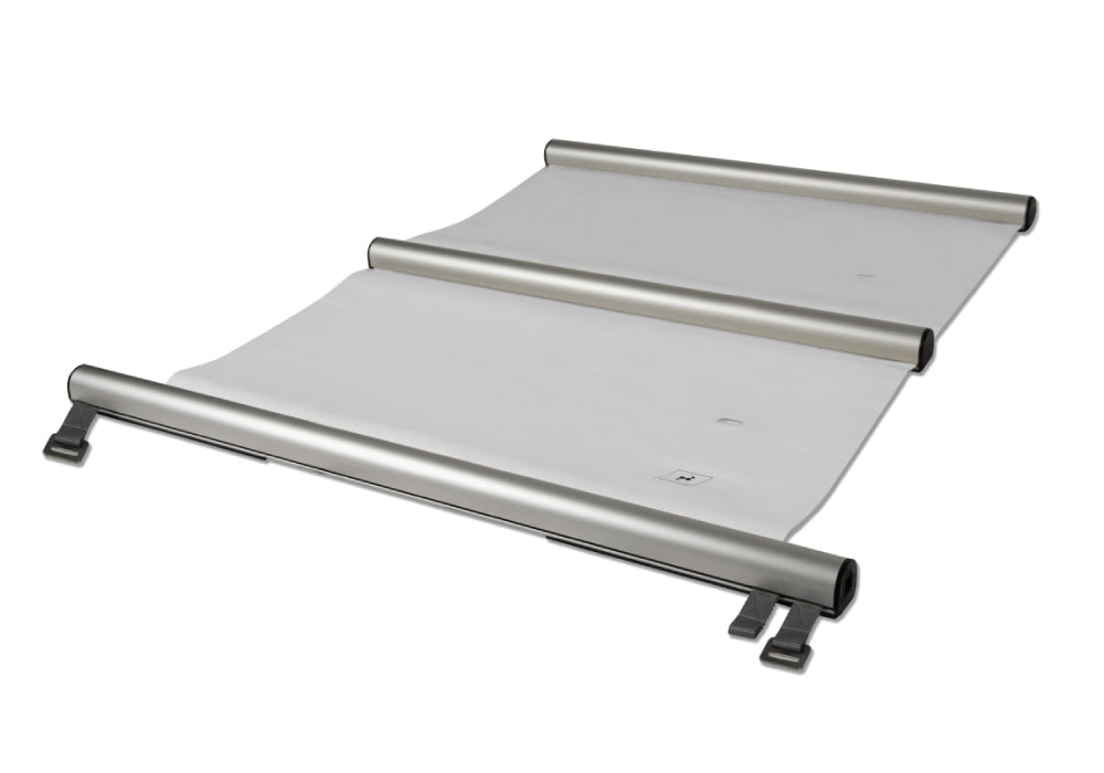 Trend Pool Stangenabdeckung | Rollschutzabdeckung "Segment" | rechteckig | Hellgrau