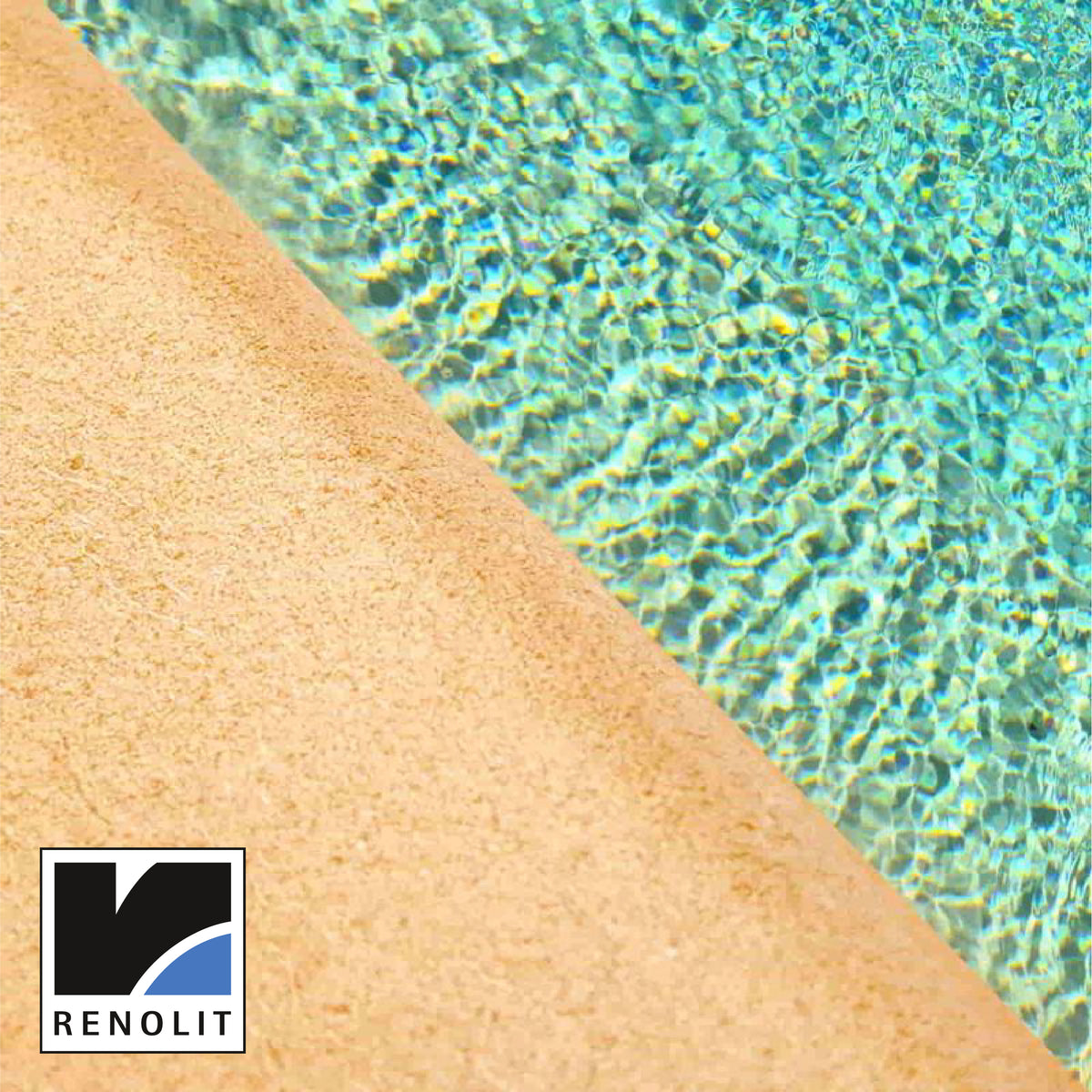 RENOLIT ALKORPLAN TOUCH Poolfolie | 25 x 1,65 m Rolle (41,25 m²)