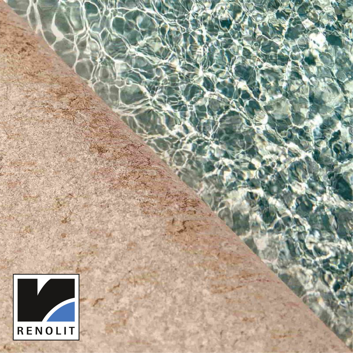 RENOLIT ALKORPLAN TOUCH Poolfolie | 25 x 1,65 m Rolle (41,25 m²)