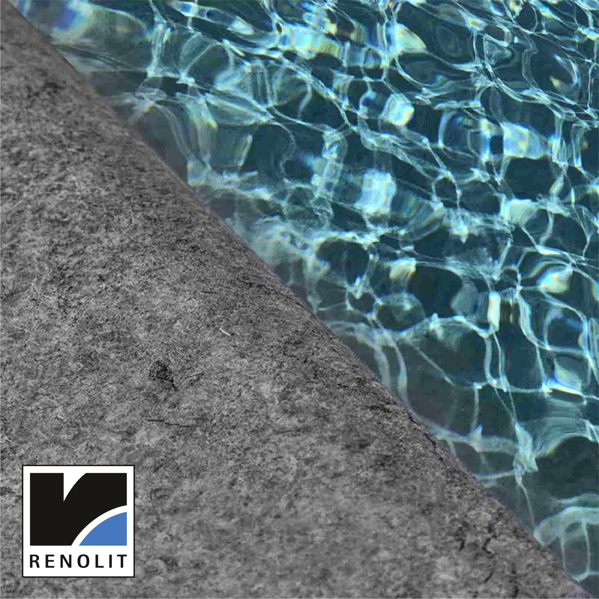 RENOLIT ALKORPLAN TOUCH Poolfolie | 25 x 1,65 m Rolle (41,25 m²)