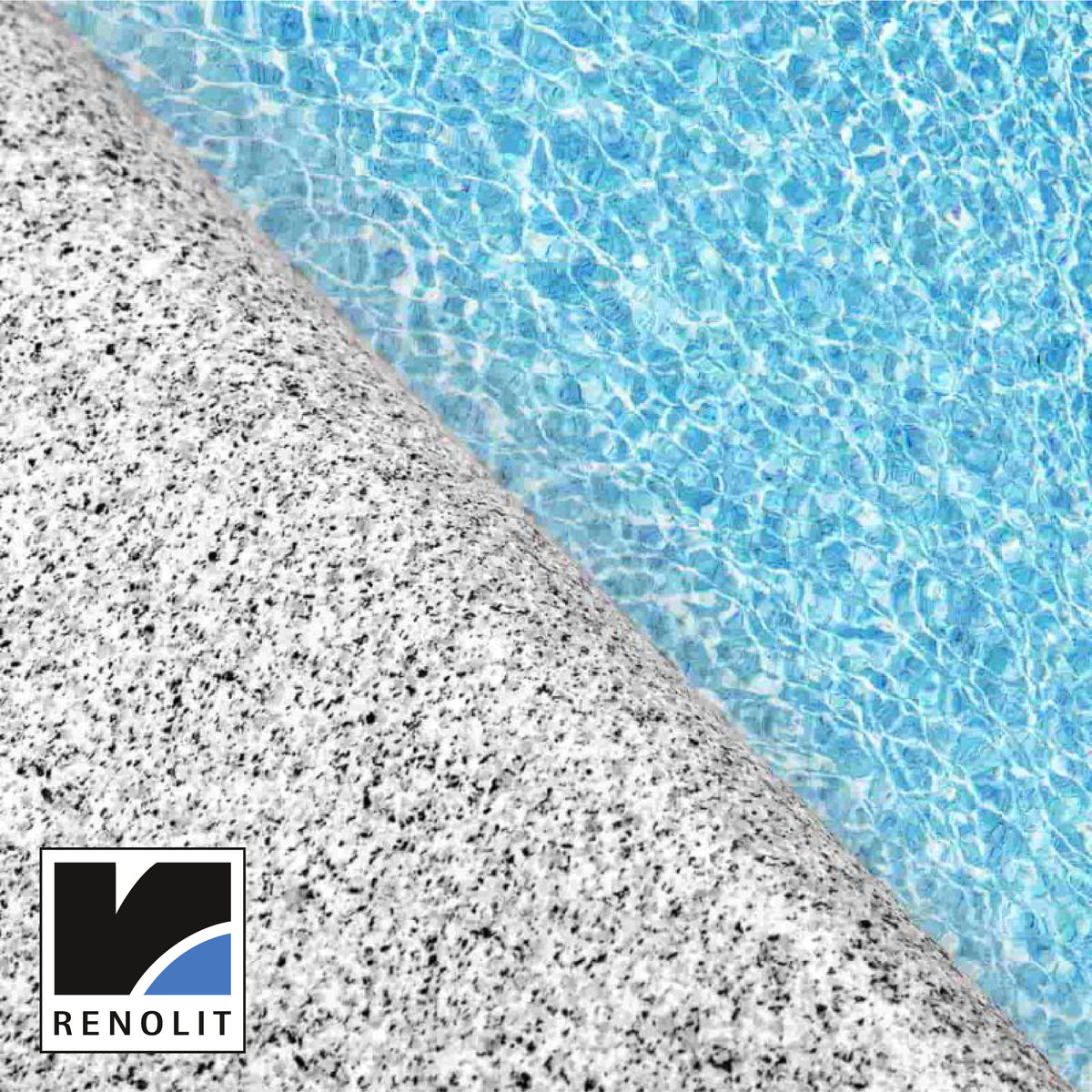 RENOLIT ALKORPLAN TOUCH Poolfolie | 25 x 1,65 m Rolle (41,25 m²)