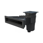 Astralpool Slim Skimmer Seaview ABS | 17,5 L | Messing Gewindehülsen | f. Folienbecken
