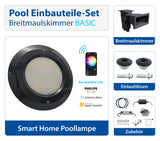 Pool Einbauteile Set | Breitmaulskimmer