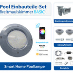 Pool Einbauteile Set | Breitmaulskimmer