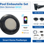 Pool Einbauteile Set | Slim Skimmer