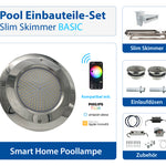 Pool Einbauteile Set | Slim Skimmer