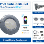 Pool Einbauteile Set | Slim Skimmer