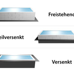 Styroporpool Grundaufbau-Set Bausatz | 1,5 Meter Tiefe | 3 Steinreihen | Styroporsteine Big Block EPS 30