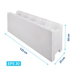 Styropor Poolsteine EPS30