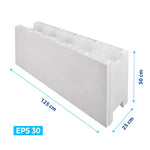 Styropor Poolsteine EPS30