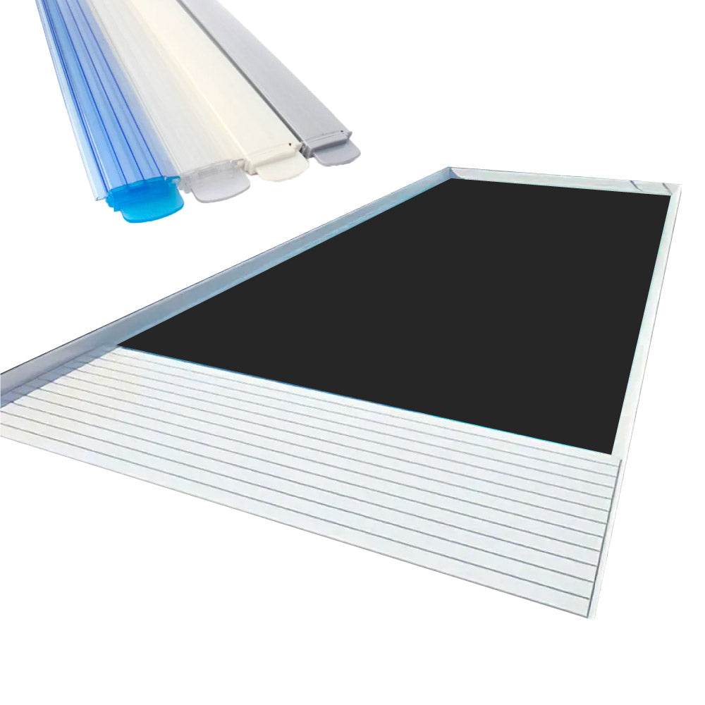 Begehbare Grubenabdeckung Polycarbonat Lamellen | Elektrische Aufrollvorrichtung Rolladen
