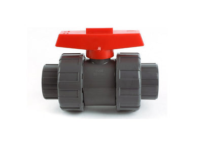 PVC 2-Wege-Kugelhahn mit Klebemuffen