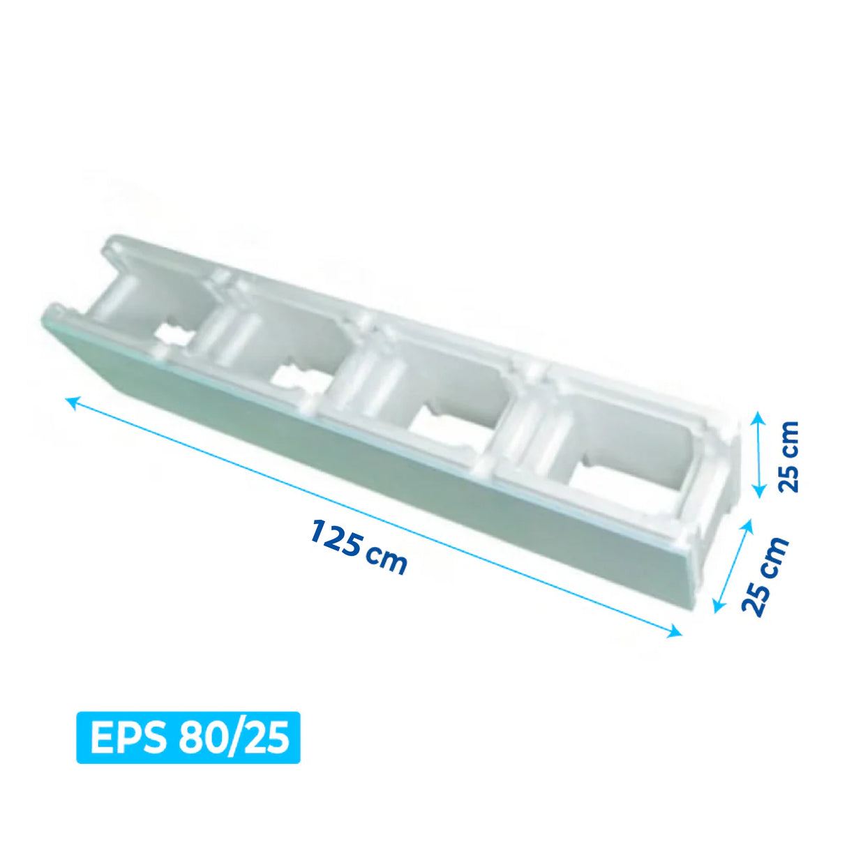 Poolstein EPS 80/25 25cm
