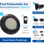 Pool Einbauteile Set | Breitmaulskimmer