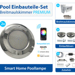 Pool Einbauteile Set | Breitmaulskimmer