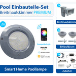 Pool Einbauteile Set | Breitmaulskimmer