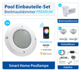 Pool Einbauteile Set | Breitmaulskimmer