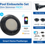 Pool Einbauteile Set | Slim Skimmer