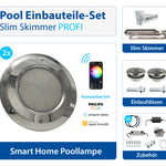 Pool Einbauteile Set | Slim Skimmer