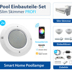 Pool Einbauteile Set | Slim Skimmer