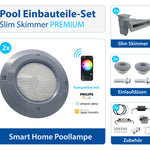 Pool Einbauteile Set | Slim Skimmer