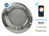 Smart Home Poollampen RGB + CCT | Philips Hue & Amazon Alexa | PAR 56