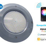 Smart Home Poollampen RGB + CCT | Philips Hue & Amazon Alexa | PAR 56