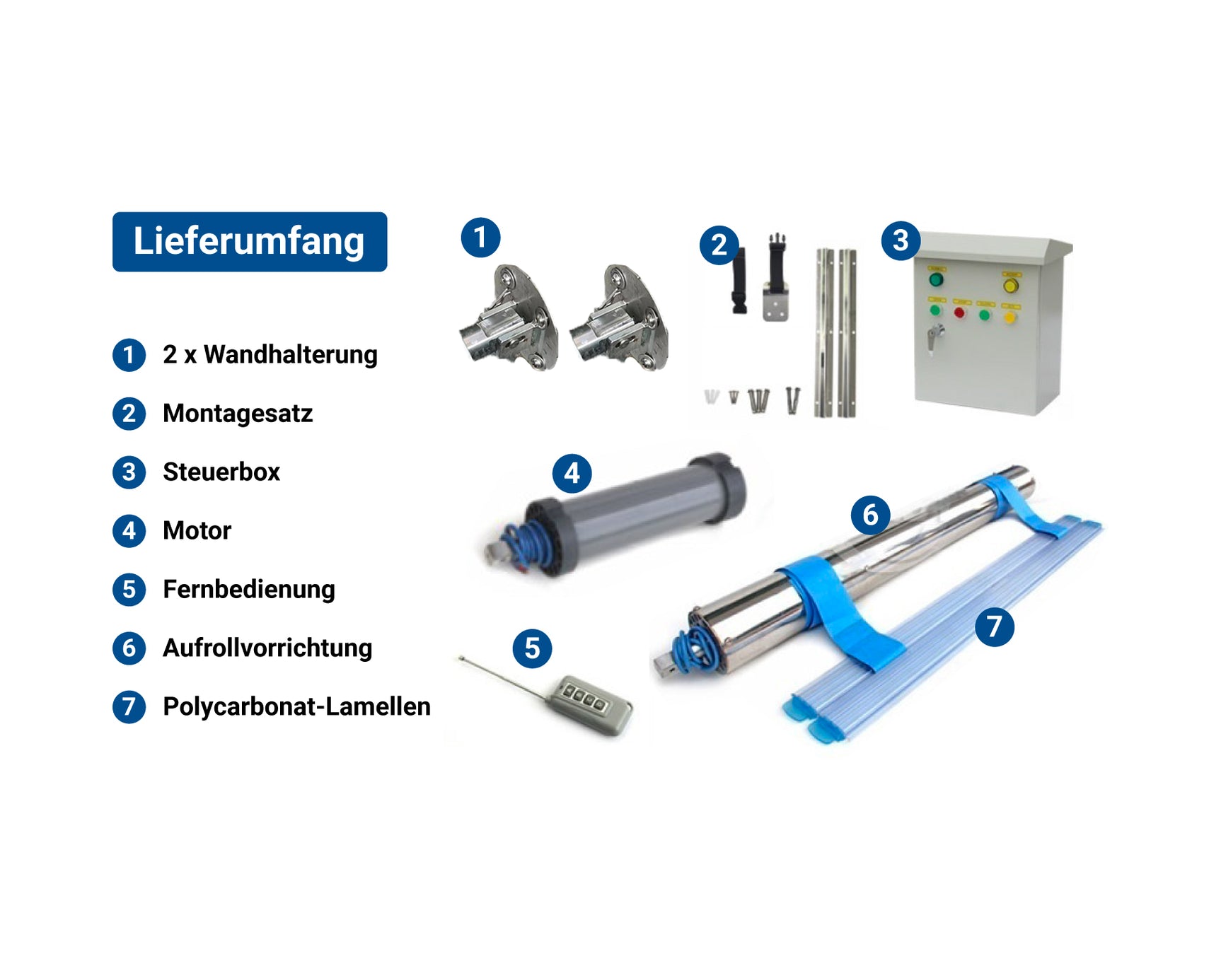 Unterflur Poolabdeckung Polycarbonat Lamellen | Elektrische Aufrollvorrichtung Rolladen